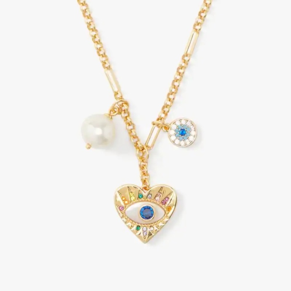 Kate Spade Evil Eye Cluster Pendant